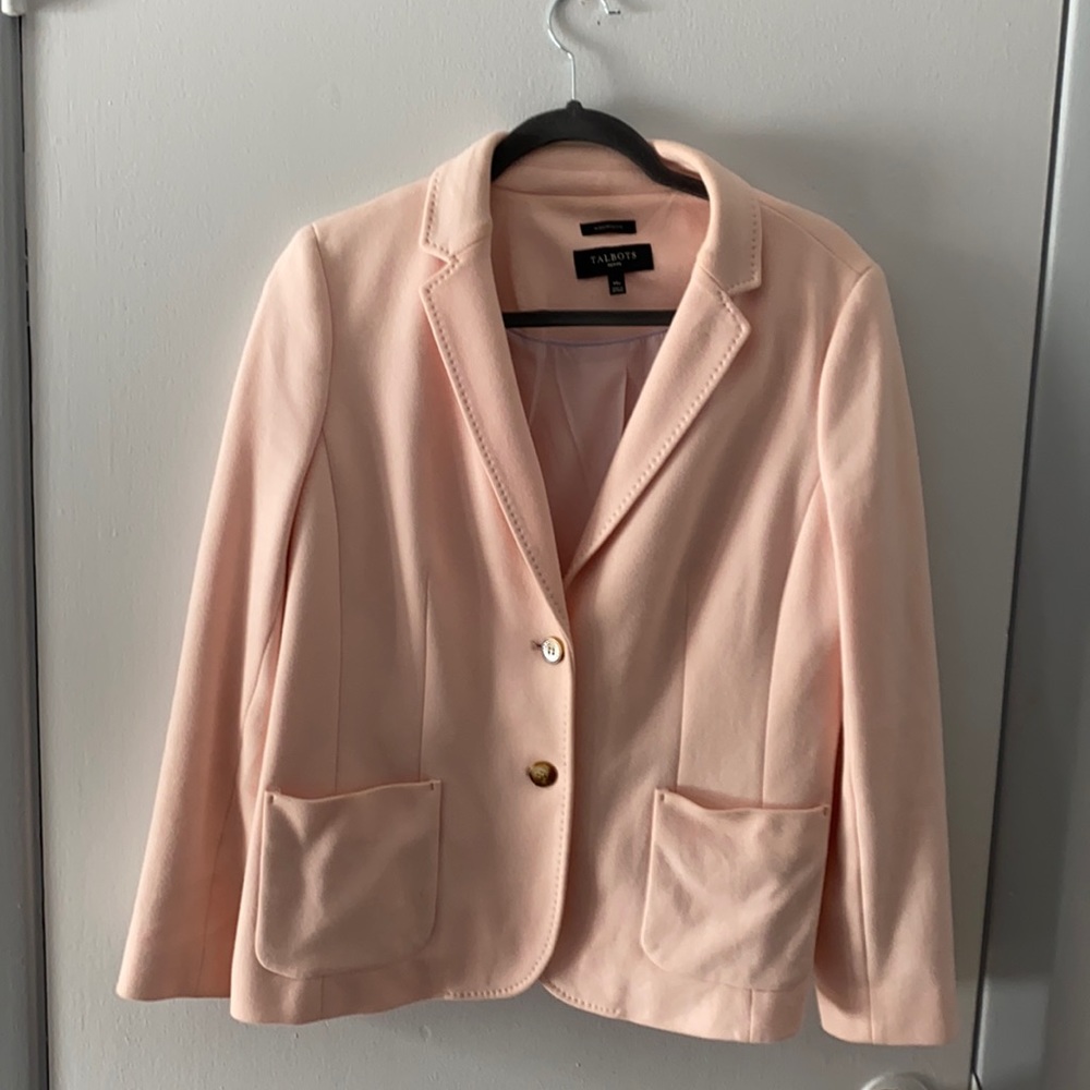 Talbots Aberdeen 14p blazer light pink